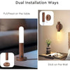 HomeDobe™ Wood LED Night Light Wireless Lamp