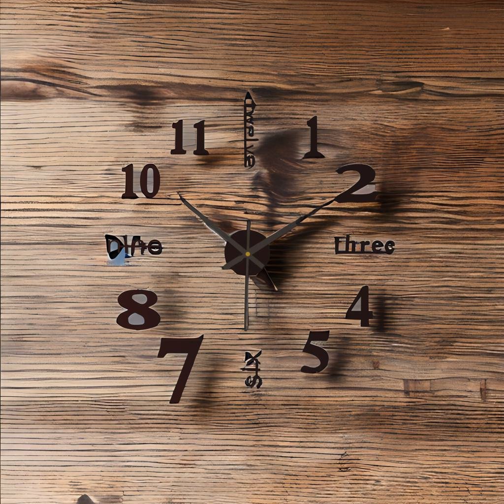 HomeDobe™ 3d Wall Decorative Clock