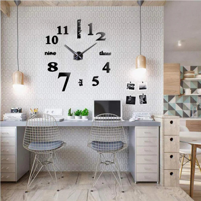 HomeDobe™ 3d Wall Decorative Clock