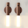 HomeDobe™ Wood LED Night Light Wireless Lamp