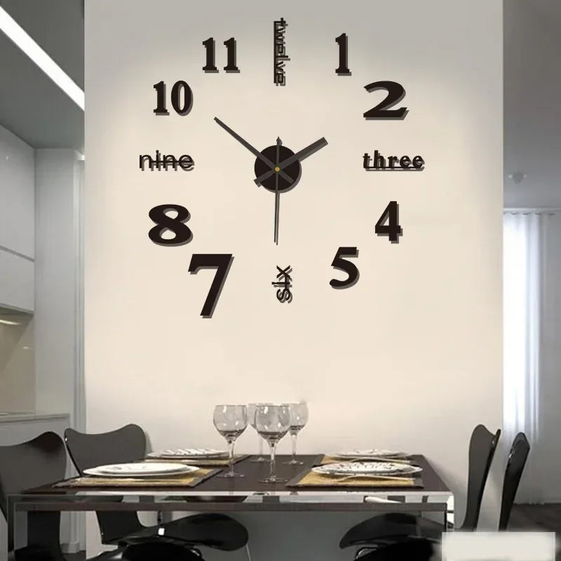 HomeDobe™ 3d Wall Decorative Clock